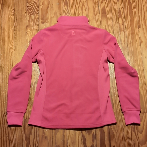 Asymmetric Full-Zip Pink Fleece Women-Size small - Picture 2 of 12